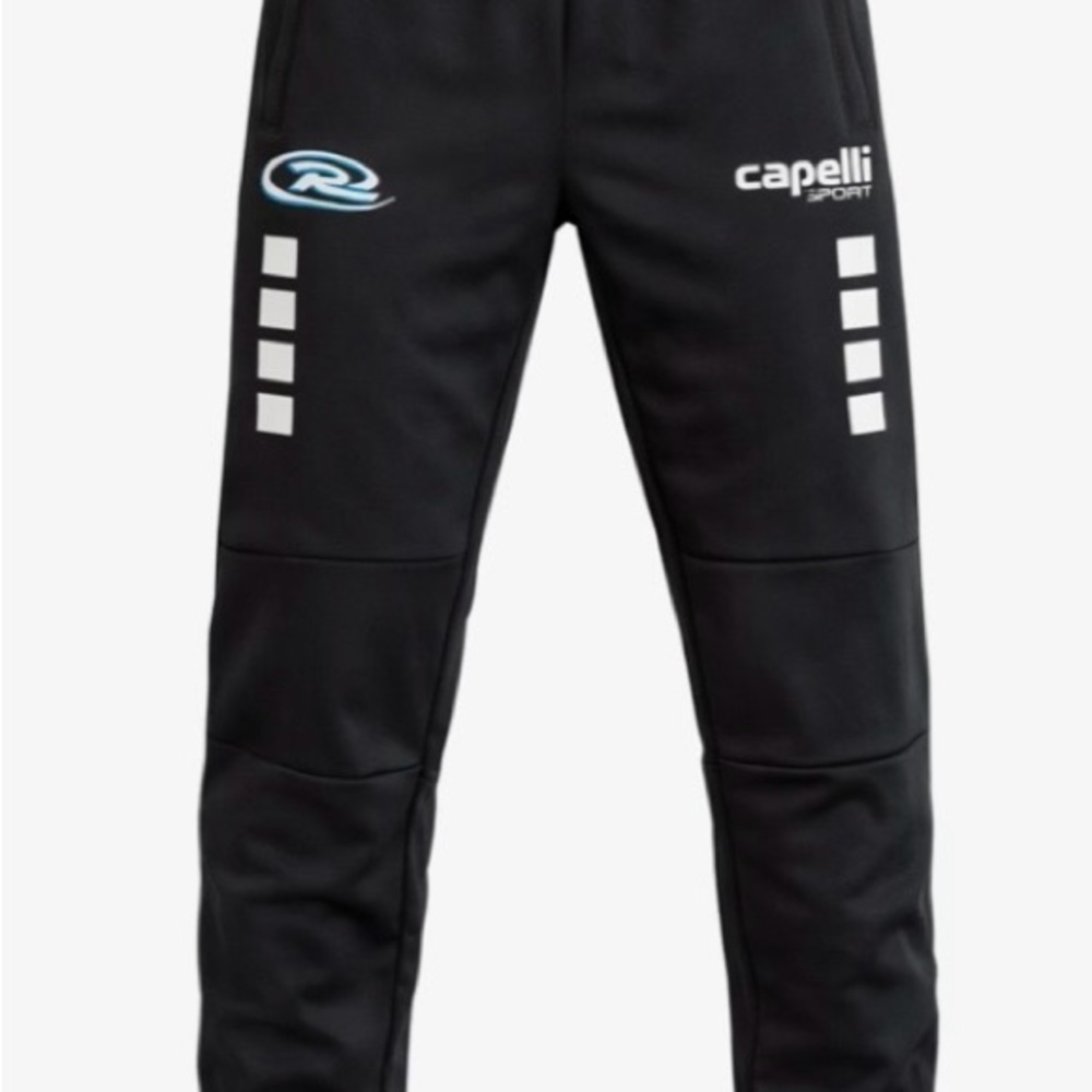 Rush Soccer, Capelli Sport youth training pants; zipper pocket and ankle!